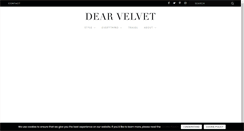 Desktop Screenshot of dearvelvet.com